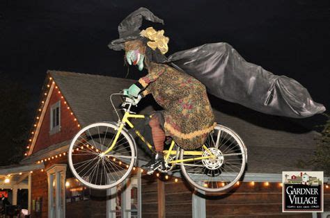 Witch on bicycle